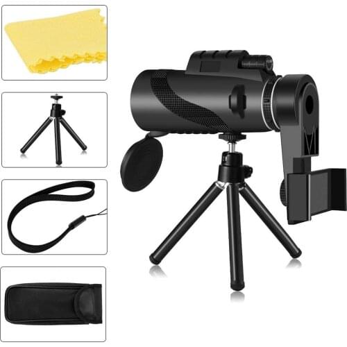 Monocular Spyglass 40 X 60 High Zoom Power Professional Weak Night Vision Zoom Hunting Spotting Scope Camping