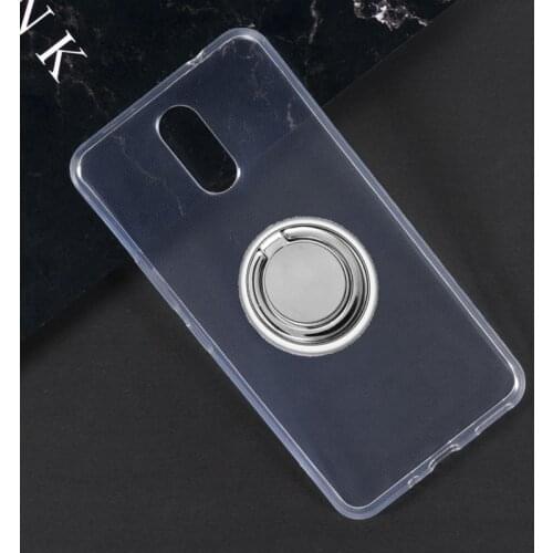 For Tecno Pouvoir 2 Pro Pouvoir2 2Pro Back Ring Holder Bracket Phone Cover TPU Soft Silicone Case On CA7, LA7