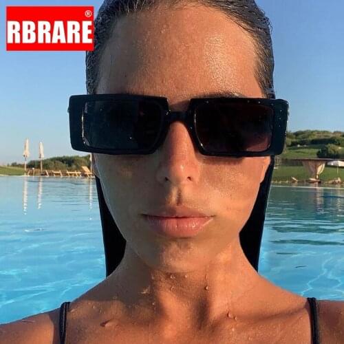 RBRARE Square Sunglasses Women Luxury Brand Designer Sun Glasses Men Luxury Street Shot Women Sunglasses Lentes De Sol Mujer