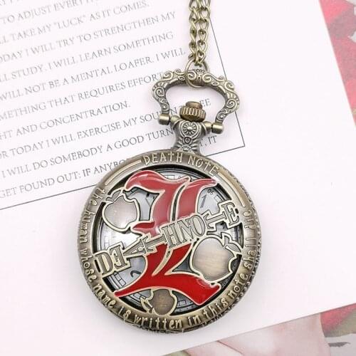 Top Brand Vintage Death Quartz Pocket Watches Men Retro Machinery Women Pendant Necklace Relogio De Bolso CF1063