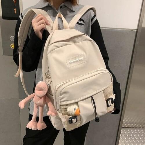 Schoolbag womens Korean-style high school large capacity Junior High School New backpack Harajuku ulzzang