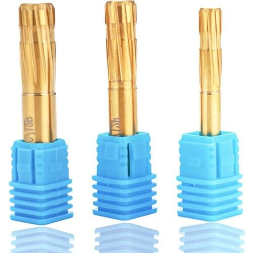 Machine Tool 12 Grooves Flutes Reamer 5.56-9cm Push Rifling Button Chamber Milling Cutter Reamer Precision Double Layer Blade