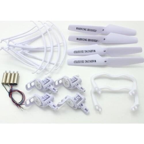 SYMA X5 X5C Drone RC Quadcopter CW CCW Motor Engine Propeller Protector Guard Motor Frame with Gear Landing Skid Spare Part Set
