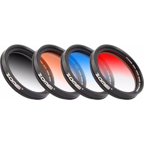 ZOMEI Universal 37mm Clip-On Graduated Gray Filter Camera lens for Cell Phone 6/6s Samsung