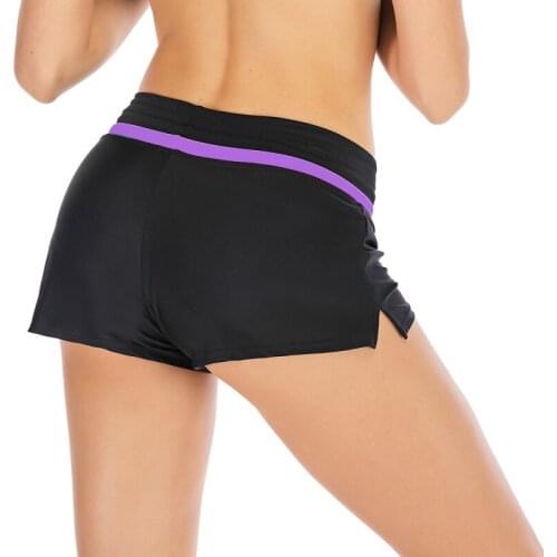 Womens Swimming Bottom Swimwear Shorts Sexy Swimming Briefs Swimwear Trunks Lined To Prevent Shorts Skirt Solid Bikini Pants