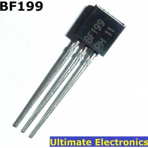 10pcs BF199 TO-92 NPN medium frequency transistor