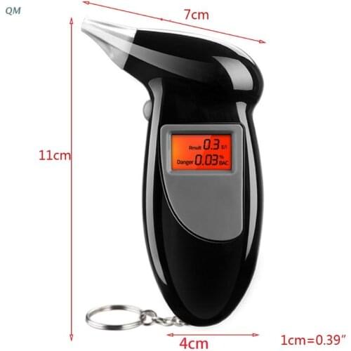 13MF 2020 newest breath alcohol tester professional Breathalyzer With LCD Screen Digital Alcohol Detector Powered By USB Charger
