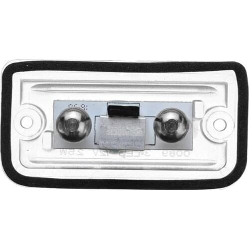 2Pcs License Plate Lights Auto Car Exterior White For Mercedes C-Class W203 Sedan For Mercedes SL R230