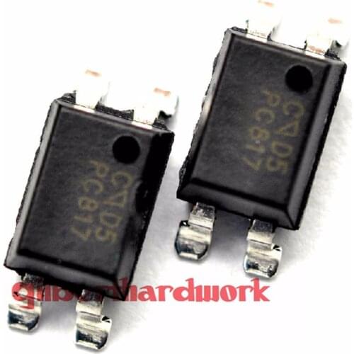 20 Pieces Photoelectric Coupling Ic Patch Pc817 Encapsulation Sop-4