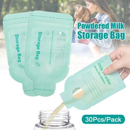 2020 New 30pcs Disposable Milk Powder Bag Portable Lightweight Safe Sealed Travel Storage Bag