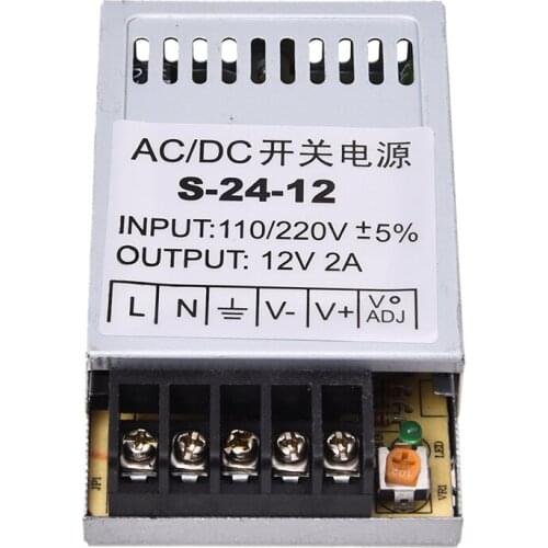 24W Driver Power supply Transformer DC 12V 2A by Band LED Light Lamp