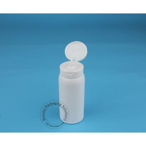 50pcs/Lot Wholesale100g Plastic Powder Bottle Cosmetic Container Pepper Shaker Pot White Lid Cleansing Powder Packaging