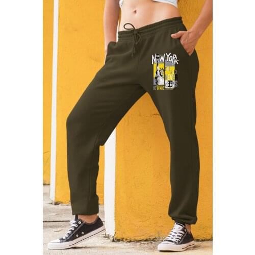Angemiel Wear New York Never Sleep Green Women Sweatpants