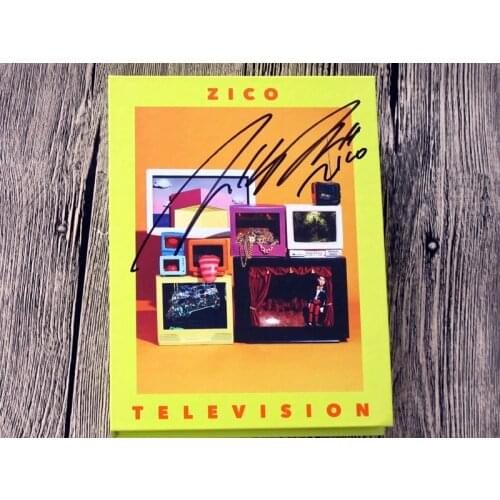 BLOCK B ZICO Autographed mini 2nd TELEVISION album new korean 072017