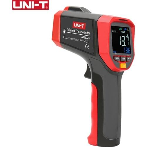 UT303A+ Digital Thermometer Humidity Meter Infrared Thermometer Hygrometer Temperature Humidity Meter Hydrometer