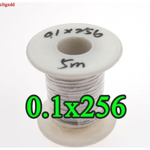 Cltgxdd 0.1x256 shares litz wire multi-strand copper wire polyester for filament wire envelope 5 meters / pc