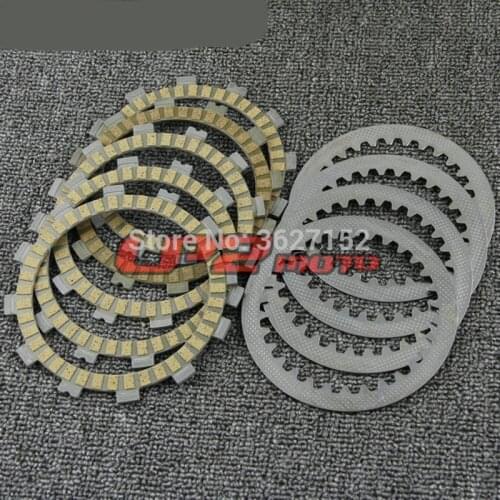 Clutch Friction Plates Discs For Suzuki GS125 82-00 GT125 74-80 GZ125 Marauder 98-09 VanVan RV125 02-09 RV200 02-03 TF125 73-05