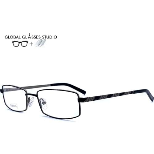 Men Metal Glasses Frame Eyewear Eyeglasses Reading Myopia Prescription Lens 1.56 Index ZX260039