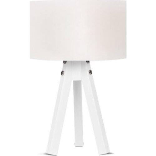 New Karino Deco 3 Legged Fabric Lampshade White Hood White Feet Lampshade