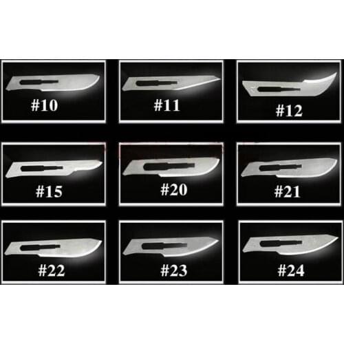 100Pcs/lot 23# Sharp T10A Carbon steel surgical blade, Scalpel, knife blade used for Medical, Veterinary and home DIY etc