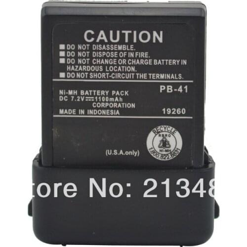 PB-41 Ni-MH Battery 7.2V 1100mAh For Kenwood TK2118 TK3118 Radio