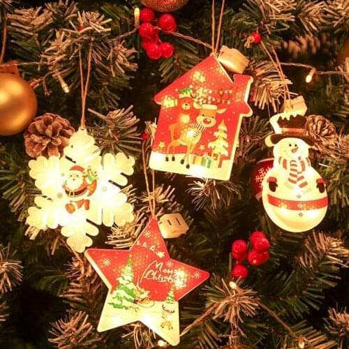 Christmas Tree Pendant Merry Christmas Decorations for Home 2021 Christmas Tree Ornament Navidad Noel Xmas Gifts New Year 2022