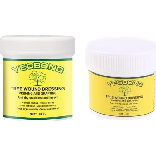 Garden Bonsai Plant Healing Paste with Brush 30g/100g Wound Pruning Sealer Paste and Grafting Sealant Bonsai Tool Kit
