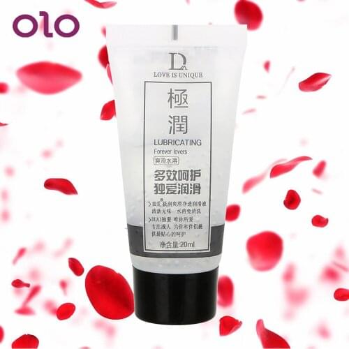 OLO Vagina Anal Lubricants 20ML Water Lube Sexual Enhancement Massage Oil Sex Toys for Women and Men Adult Sex Lubricants