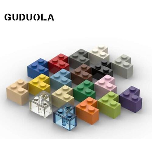 Guduola Building Blcok Brick 2x2 Corner 2357 MOC Assembly Parts Toys Brick Corner 1x2x2 Foundation brick high brick 30pcs/lot