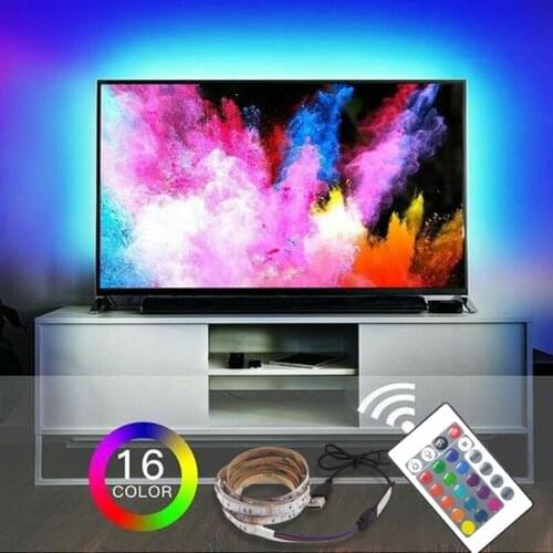 LED Strip Light USB 2835SMD DC5V Flexible Luces LED Lamp RGB 1M 2M 3M 5M TV Desktop Screen BackLight Neon Diode Tape