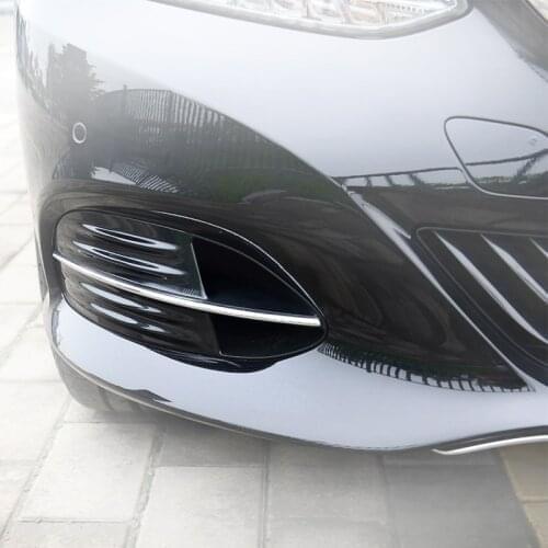 W212 Front Bumper Lower Chrome Trim Auto Protective Strip From Musion Fit For Mercedes Benz E Class