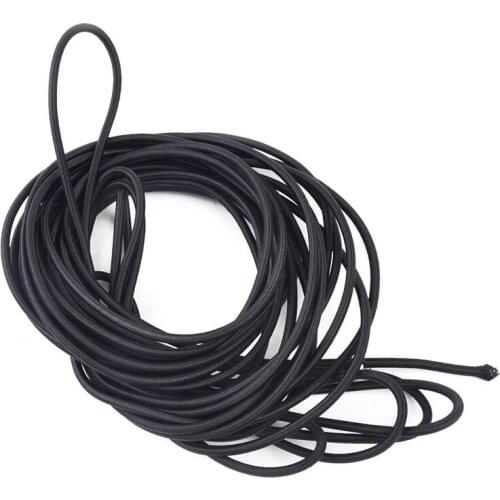10m 4mm Bungee Rope Black High Tension Bungee Rope Shock Rope For Boat Trailer Rock Climbing Cave Kayaking Caravan Boat Canvas