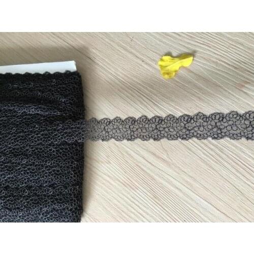 Tibetan Blue Temperament Mesh Lace Accessories Bilateral Embroidery 2.5cm Wide