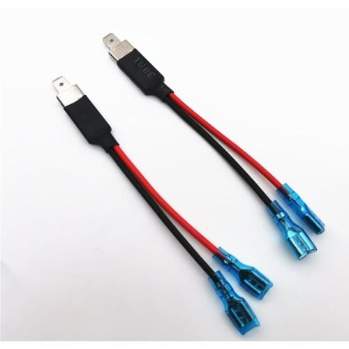 2pcs H1 LED Single Conversion Wiring Connector Cable Holder Adapter for LED Headlight Bulbs Replacement Adapter Holder for H1