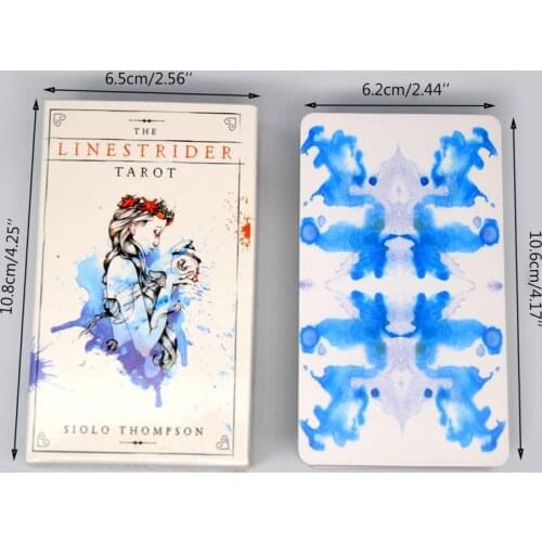 78 Cards Deck The Linestrider Tarot Full English Oracle Divination Fate Game