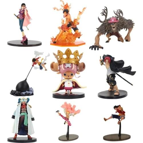 9Styles 9-25cm Scultures Big Tashigi Luffy Portgas D Ace Buggy Shanks Doflamingo Chopper Model Figure Collection Toy