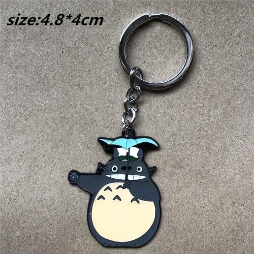 Anime Key Chain My Neighbor Totoro Keychain Key Ring Holder Pendant Jewelry Cosplay Accessories Collection Gift