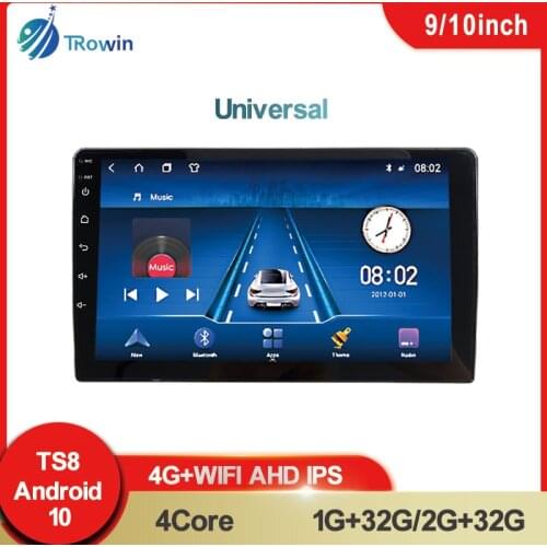 Universal 2 Din Car Radio 9/10 Inch IPS Screen Android Multimedia Video Player AHD GPS Navigation Auto Stereo For Honda Hyundai