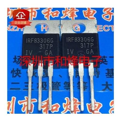 Free shipping 20PCS IRFB3306G TO-220 60V 110A