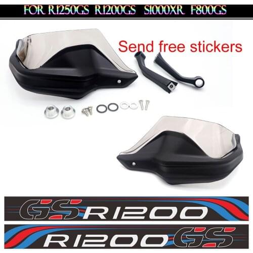 Motorcycle For BMW R1200GS R1200 R 1200 GS GSA Adventure Handle Grip Hand Shield Guard Protector Windshield Handguard stickers