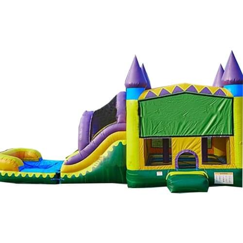 Inflatable Bounce Compo for Kids with slide inflatable trampoline