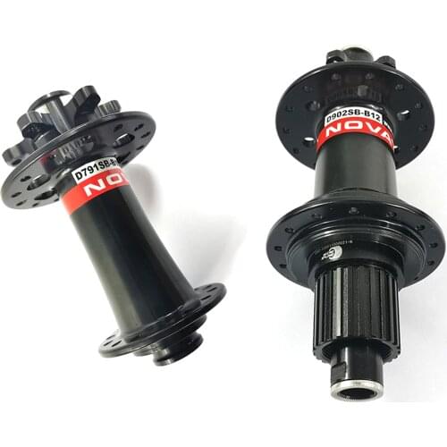 Novatec D791SB-B15 D902SB-B12 XC BOOST hubs 24h 28h 32h front 110x15 148x12 TA disc cubes 9v 10v 11v 12v Micro Spline XD body