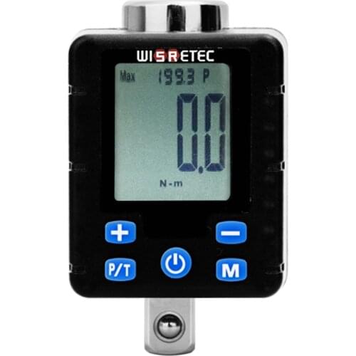 High Accuracy Large Screen Electronic Digital Display Torquemeter Adjustable Torque Meter Adapter Professional Universal Wrench