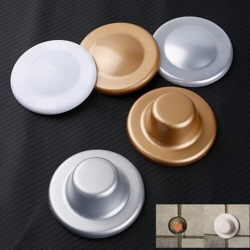 80mm Round wall Hole dust cover Self adhesive plastic Decorative cap for bathroom kitchen Reserved port hole plugs Pest control