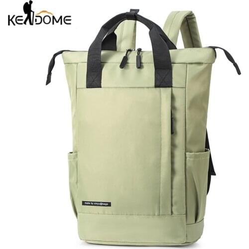 New Large-Capacity Backpack Casual Handbag Student Backpack Waterproof PU Bag Outdoor Sports Cycling Camping Rucksack X673D