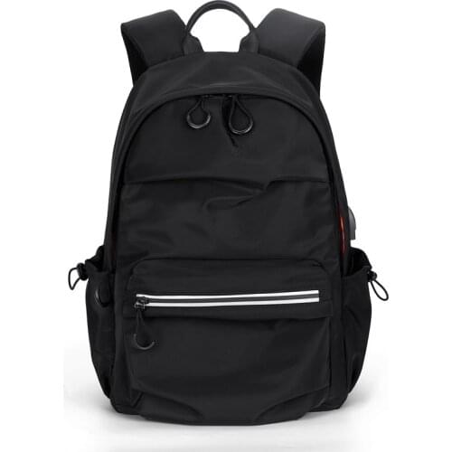 Backpack Mens Fashion Stylish Backpack Street Cool Casual Large Capacity Student Computer School Bag Simple Travel Bag