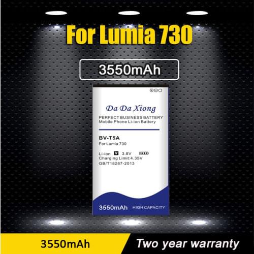 Model [ BV-T5A ] Replacement Battery for Nokia Lumia 730 735 738 ,Battery for Superman RM 1038 RM 1040 Phone Battery