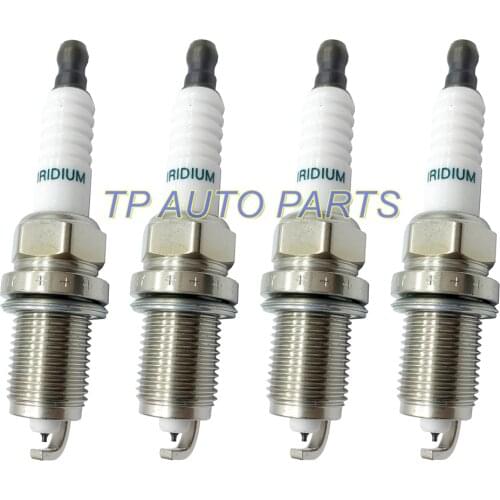 4 Pieces Spark Plug Compatible With Toyo-ta OEM 90919-01210 SK20R11 9091901210