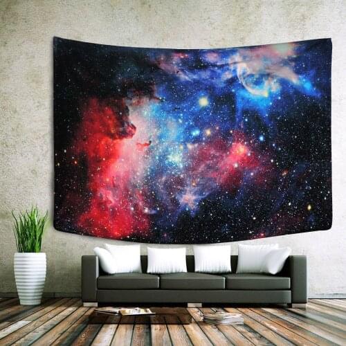 Universe Galaxy Indian Mandala Tapestry Wall Hanging Bedspread Throw Decor