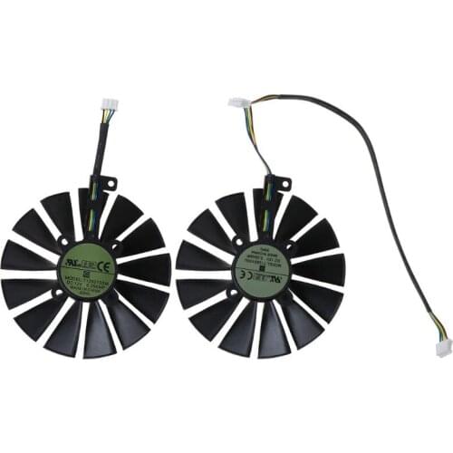 2021 New 95MM Cooler 13 Blades Cooling Fan for A-SUS ROG GTX1080TI P11G RX470